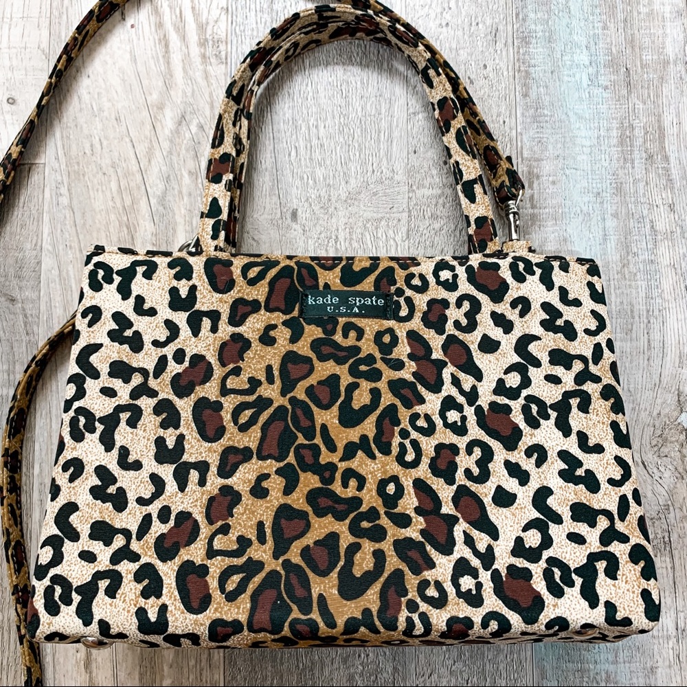 SOLD🌈 kate spade leopard print purse